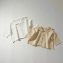 セーラー襟ブラウス Bisque びすく 韓国子供服 ビスク 女の子 ベビー キッズ 赤ちゃん 子供 キッズ服 長袖 シャツ ブラウス シンプル ナチュラル お...
