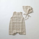 babyチェックオーバーオールセット Bisque びすく 韓国子供服 ビスク キッズ服 ベビー 赤ちゃん 男の子 女の子 ユニセックス ナチュラル シンプル ...
