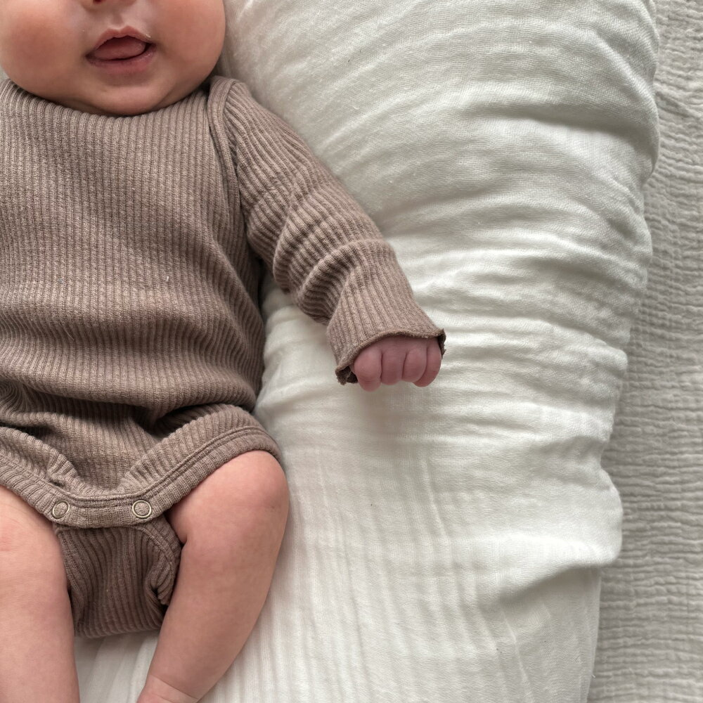 リブロンパース 2枚セット 長袖 Bisque 韓国子供服 ビスク キッズ ベビー 新生児 男の子 女の子 ナチュラル 無地 かわいい くすみカラー ロンパース 赤ちゃん 出産準備 出産祝い コットン パジャマ ギフト プレゼント 60cm 70cm 80cm 90cm 人気 肌着 3