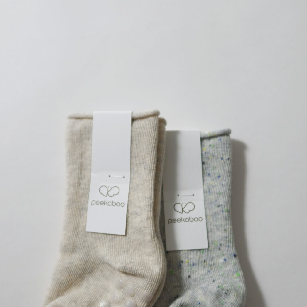 ポップコーンソックス2足セット Bisque びすく 韓国子供服 ビスク 靴下 ソックス ベビー キッズ 赤ちゃん 子供 男の子 女の子 ユニセックス ナチュラル シンプル おしゃれ かわいい 無地 つぶつぶ セット くすみカラー 滑り止め 新生児 出産準備 出産祝い ギフト プレゼント 2