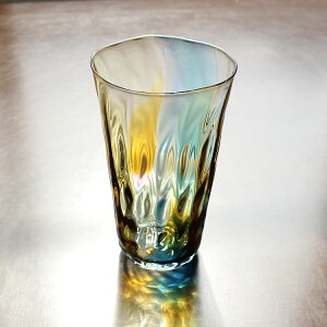 glasscalico グラスキャリコ ハンドメイド ガラス酒器 earth ダイヤ (アース ダイヤ) ロンググラス ウイスキー 焼酎 ビール グラス タンブラー おしゃれ ギフト プレゼント