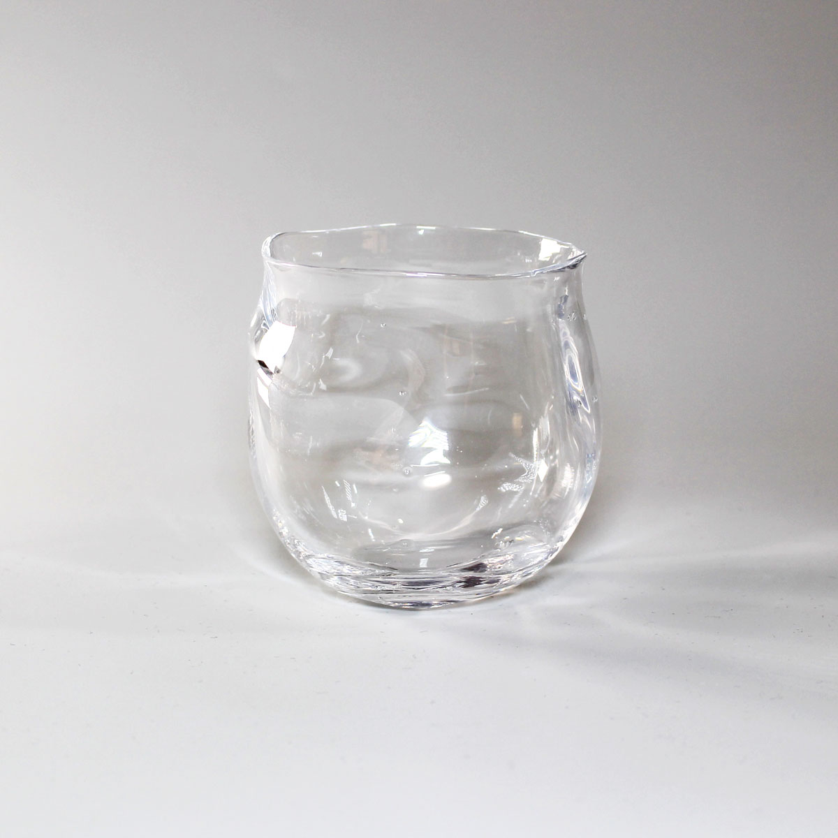 glasscalico ミナモ 丸型 ロックグラス ウイスキー 焼酎 カクテル グラス グラスキャリコ ハンドメイド グラス おしゃれ 来客用 ギフト プレゼント