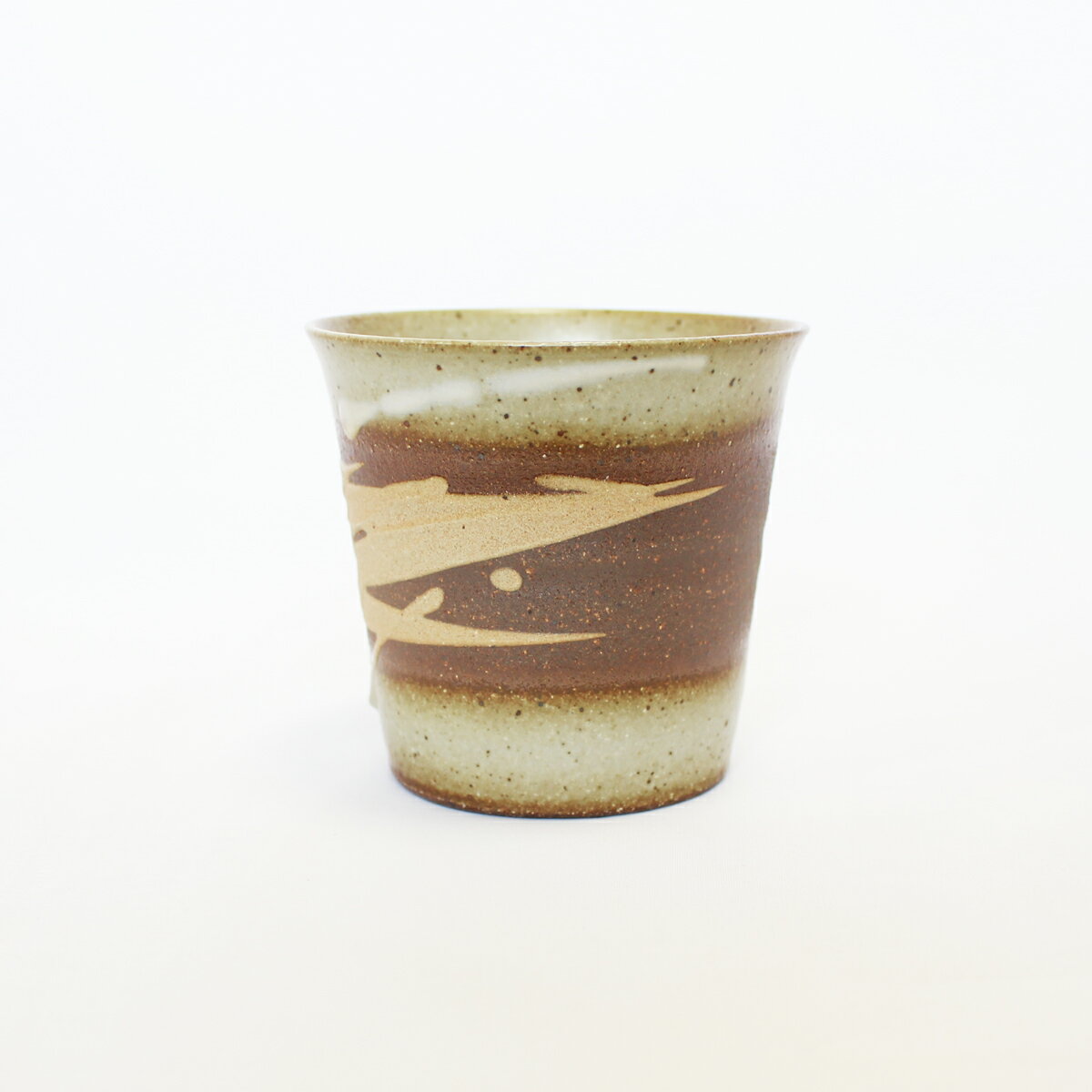 越前焼 白雲彩 焼酎カップ 白 ハンドメイド酒器 純国産 伝統工芸 焼酎 梅酒 ロック グラス タンブラー おしゃれ ギフト プレゼント