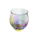 glass calico earth bubble (アースバブル) 丸型 ロックグラス ウイスキー 焼酎 カクテル グラス グラスキャリコ ハンドメイド グラ...
