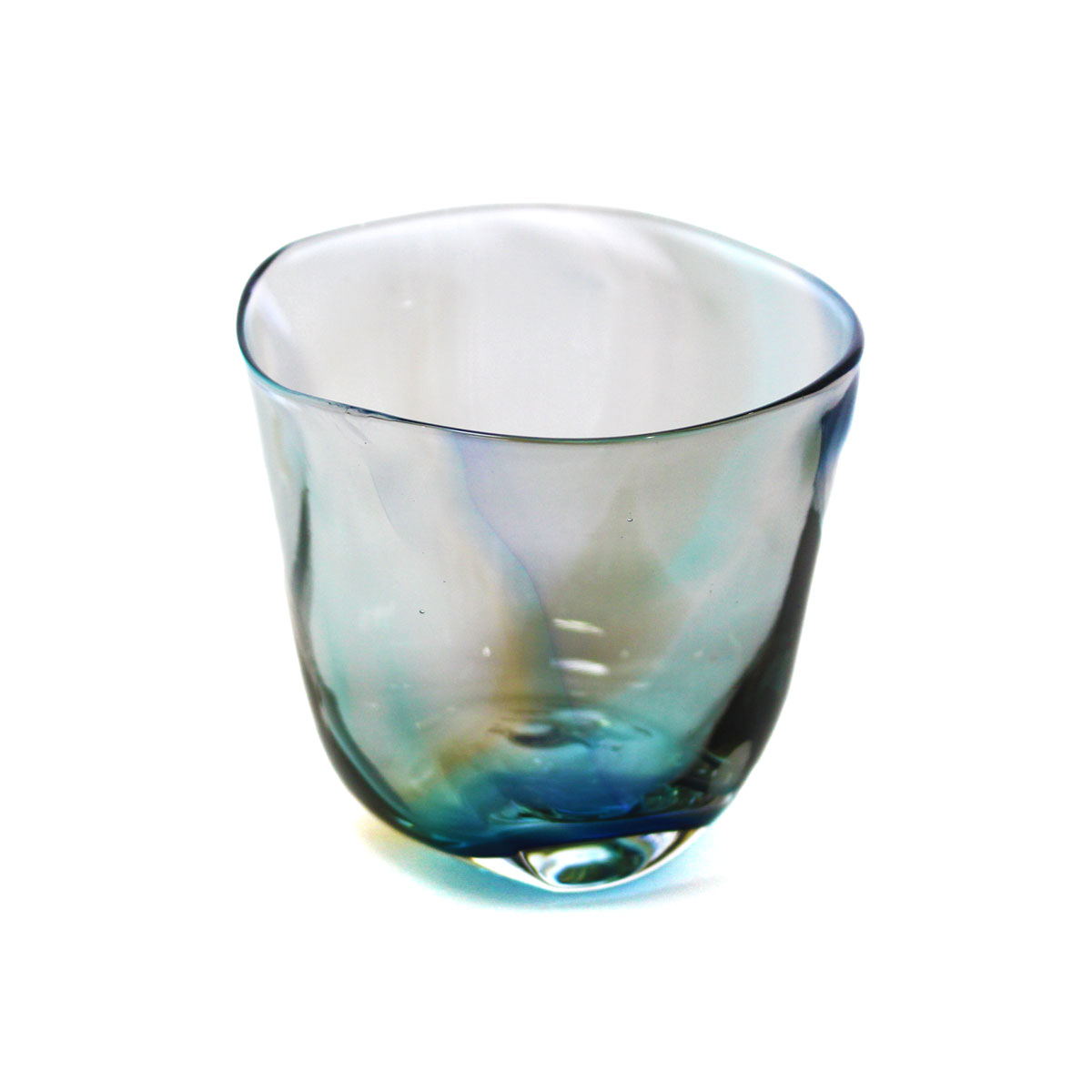 glass calico ミナモearth (ミナモアース) ロックグラス ウイスキー 焼酎 カクテル グラス グラスキャリコ ハンドメイド グラス おしゃれ 来客用 ギフト プレゼント