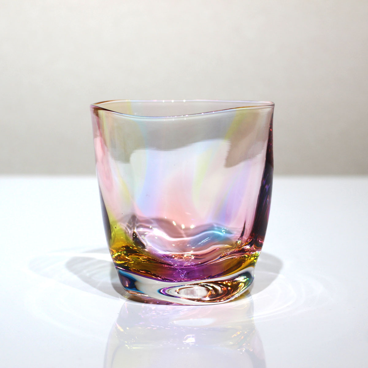 glass calico ミナモプリズム ロックグラス ウイスキー 焼酎 カクテル 梅酒 グラス グラスキャリコ ハ..