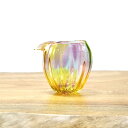 glass calico プリズム ライン 片口 冷酒器  グラスキャリコ ハンドメイド ガラス酒器 おしゃれ 来客用 ギフト プレゼント