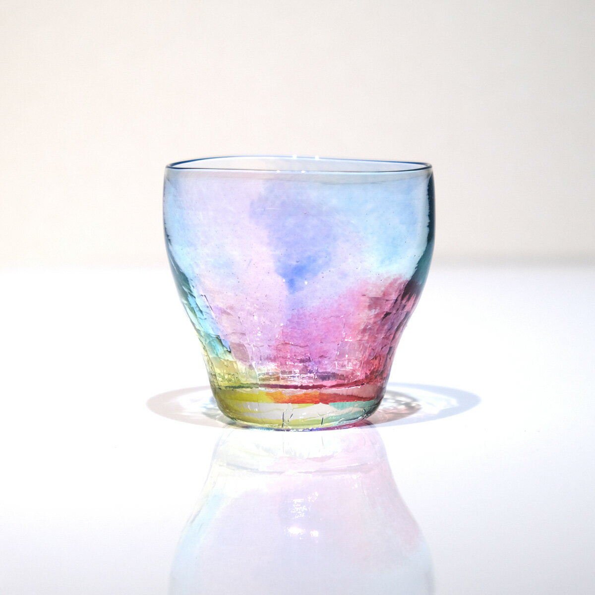 SAIZOU GLASS LABO 虹のカタチ ロックグラス