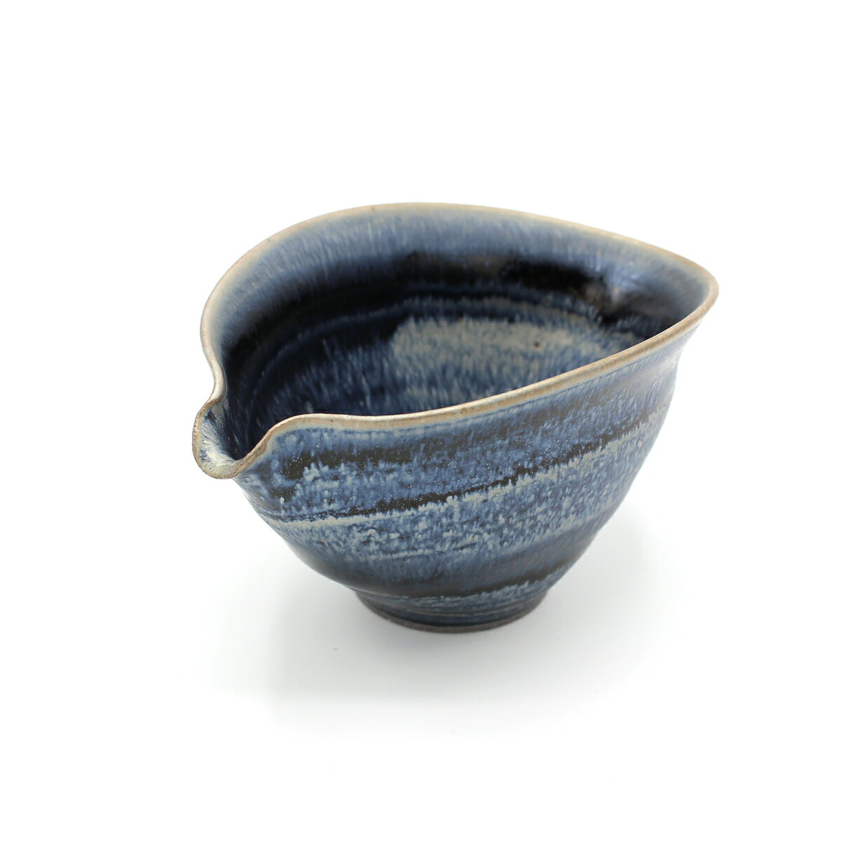 山下陶房 山下秀樹 銀化天目（ぎんかてんもく） 片口 (小・1合) 【単品販売】冷酒 ...