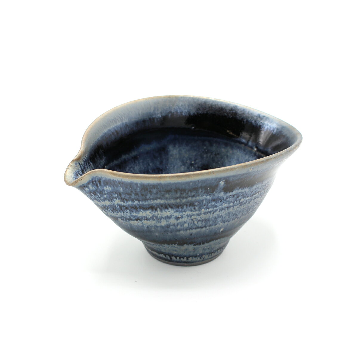 山下陶房 山下秀樹 銀化天目（ぎんかてんもく） 片口 (小・1合) 【単品販売】冷酒 ...