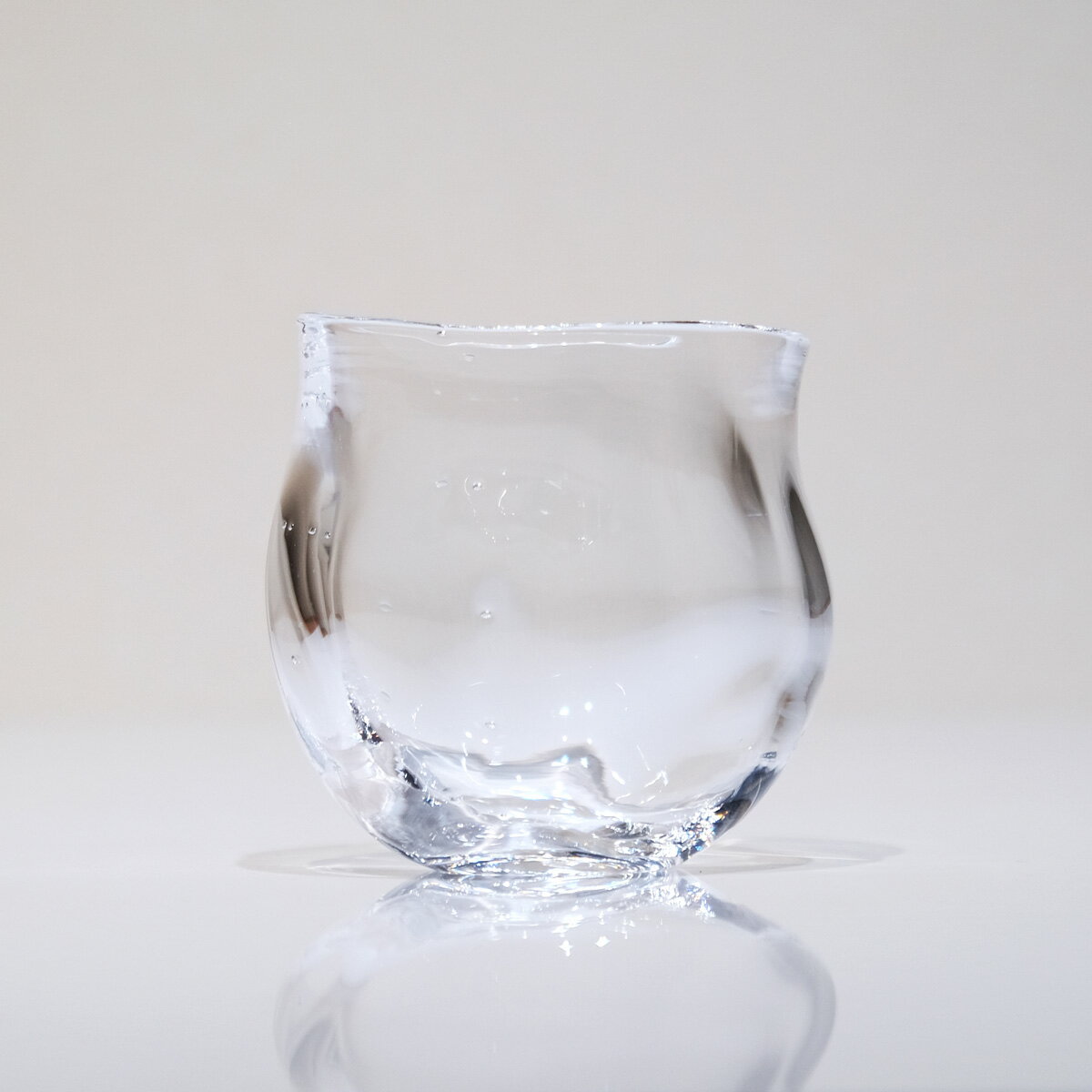 glasscalico ミナモ 丸型 ロックグラス ウイスキー 焼酎 カクテル グラス グラスキャリコ ハンドメイド グラス おしゃれ 来客用 ギフト プレゼント