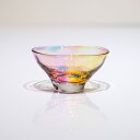 glass calico ミナモプリズム ぐい呑 冷酒器 【単品販売】 グラスキャリコ ハンドメイド ガラス酒器 おしゃれ 来客用 ギフト プレゼント