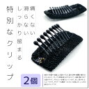 特別なクリップ 2個セット 高品質 特殊加工 編みクリップ ウィッグ用 クリップ 痛くない 滑らない しっかり留まる 補修用 髪の毛 頭皮に優しい ヘアピース用...