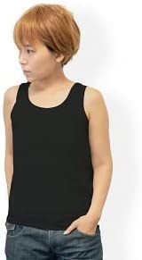 Laff tigo. 【人気コスプレーヤー監修】胸つぶしブラ ナベシャツ 胸つぶし さらしブラ (ブラック, XL) [ブラック] [XL]