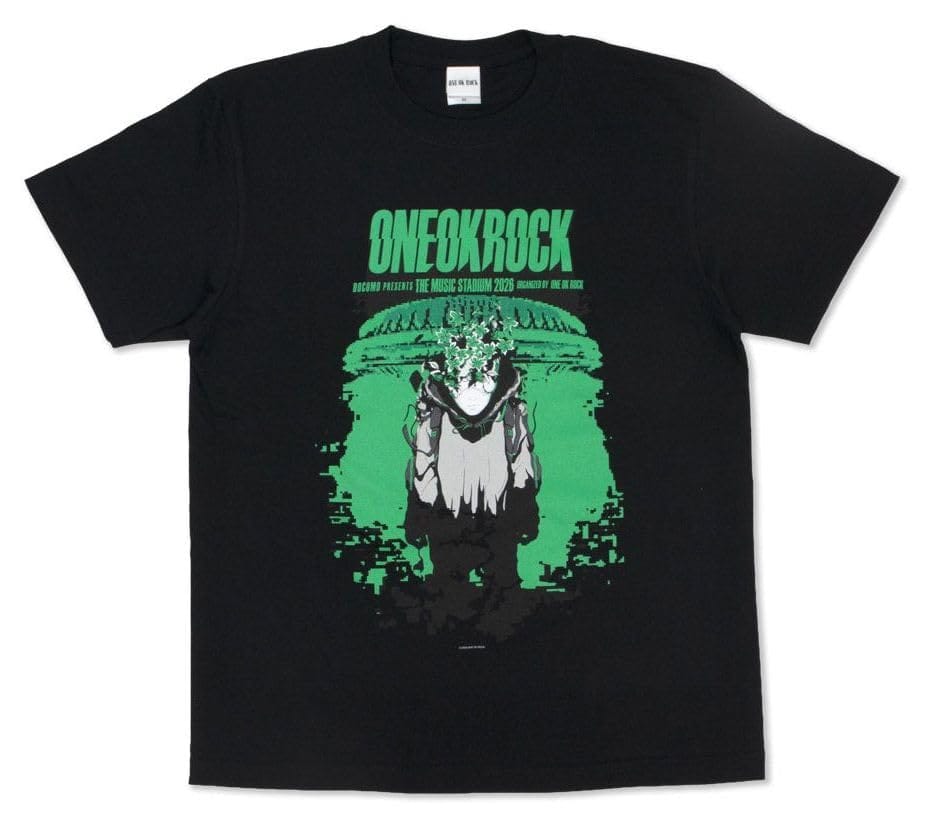 樂天商城 - ワンオクロック ワンオク THE MUSIC STADIUM 2026 グッズ 国立競技場 Tシャツ BLACK A M