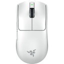 8,000Hzドングル同梱 Razer レイザーViper V3 Pro (White Edition) ゲーミングマウス ワイヤレス 無線 55gの超軽量 第 2 世代 Razer Focus Pro オプティカルセンサー 35000DPI 高速無線