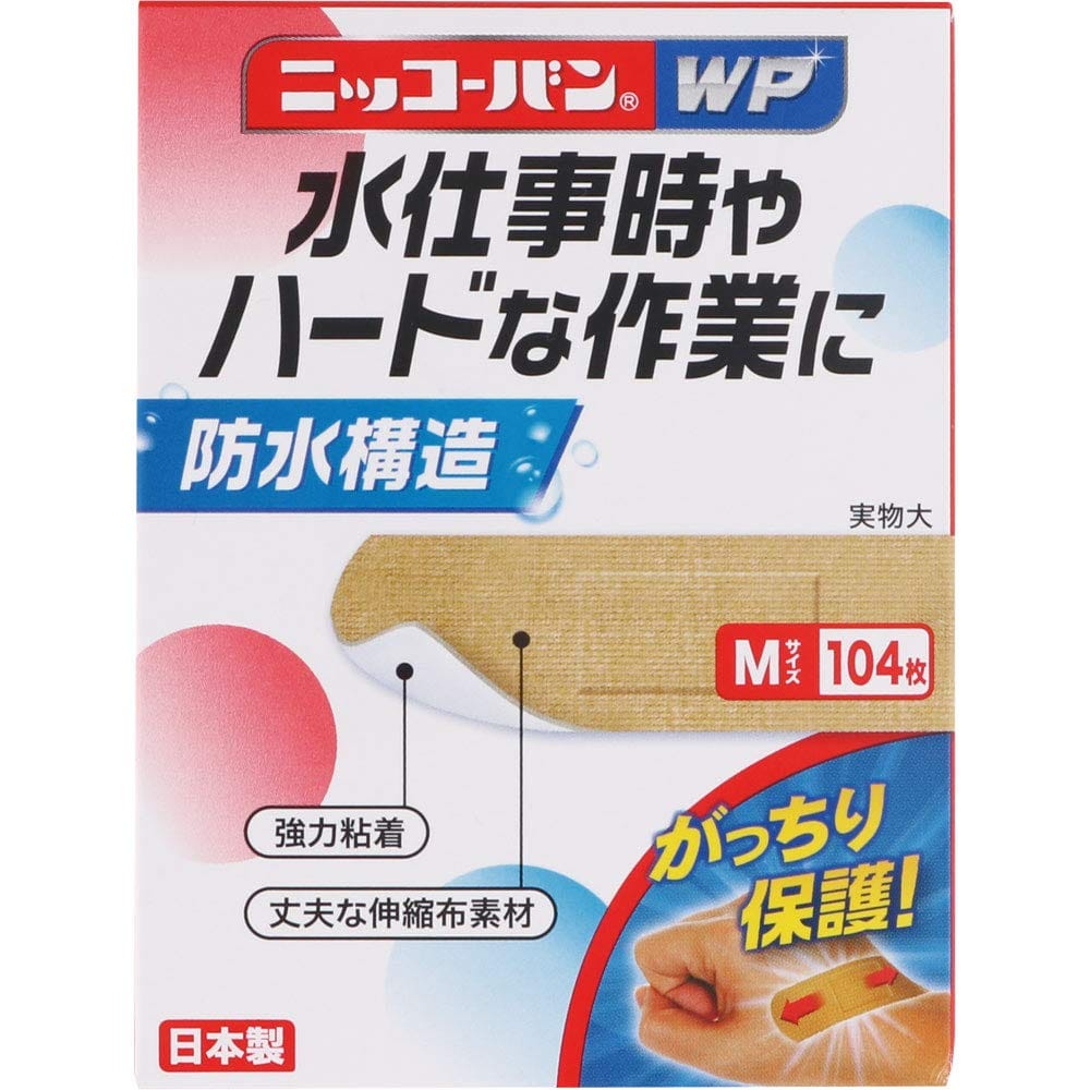 【3個セット】ニッコーバン WP No．506 Mサイズ 104枚入