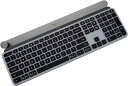 Logitech MXキー用キーボードカバースキン アドバンスドワイヤレス照明キーボード/Logitech Craft ワイヤレスキーボード、Logitech MXキー/クラフトキーボードスキンプロテクターアクセサリー-ブラック