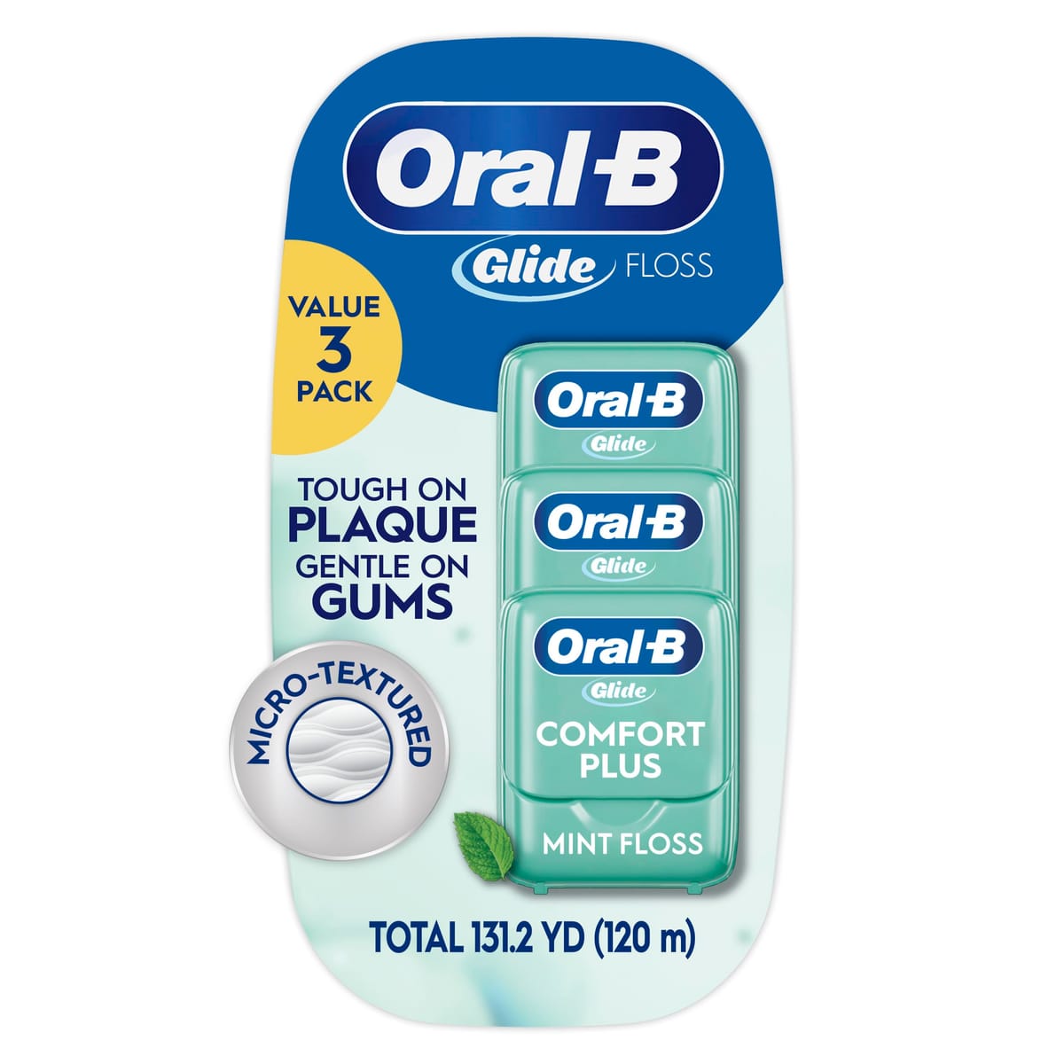 Oral-B Glide Pro-Health Comfort Plus Dental Floss, Mint