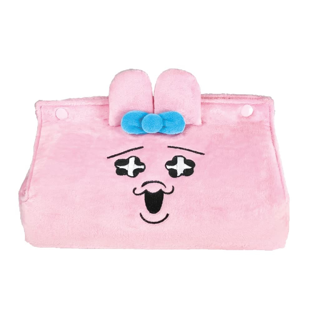ティーズファクトリー おぱんちゅうさぎ ぬいぐるみドアップティッシュカバー きらきら H13×W24×D14cm OU-5542730KI