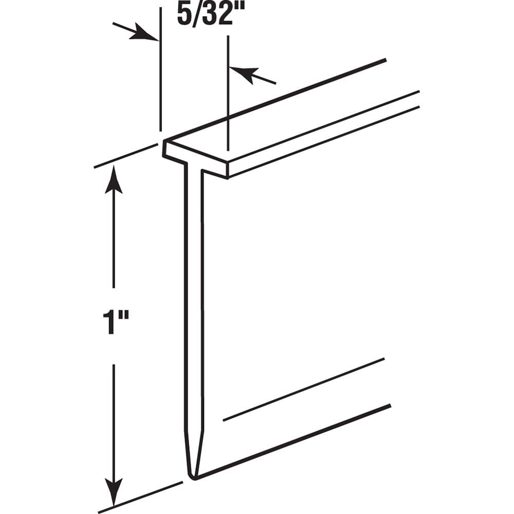 Prime-Line Products M6211 シャワー室ドア底用水除けパッキン 36インチ 透明