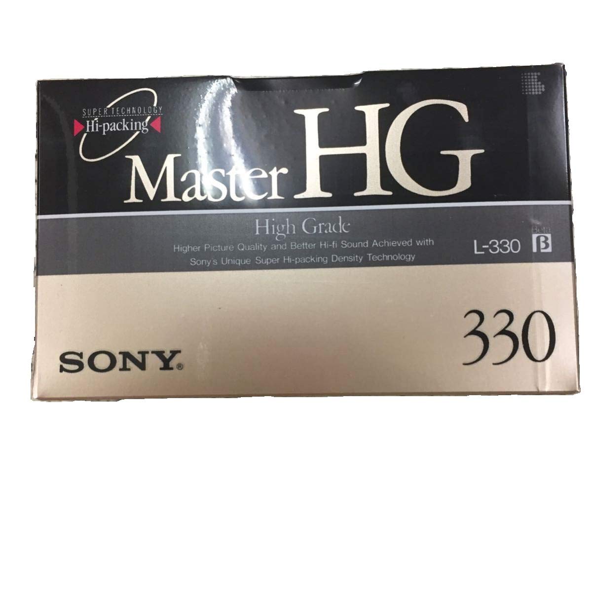 SONY　Beta　マスターハイグレードビデオカセット【MasterHG】　L-330MHGA