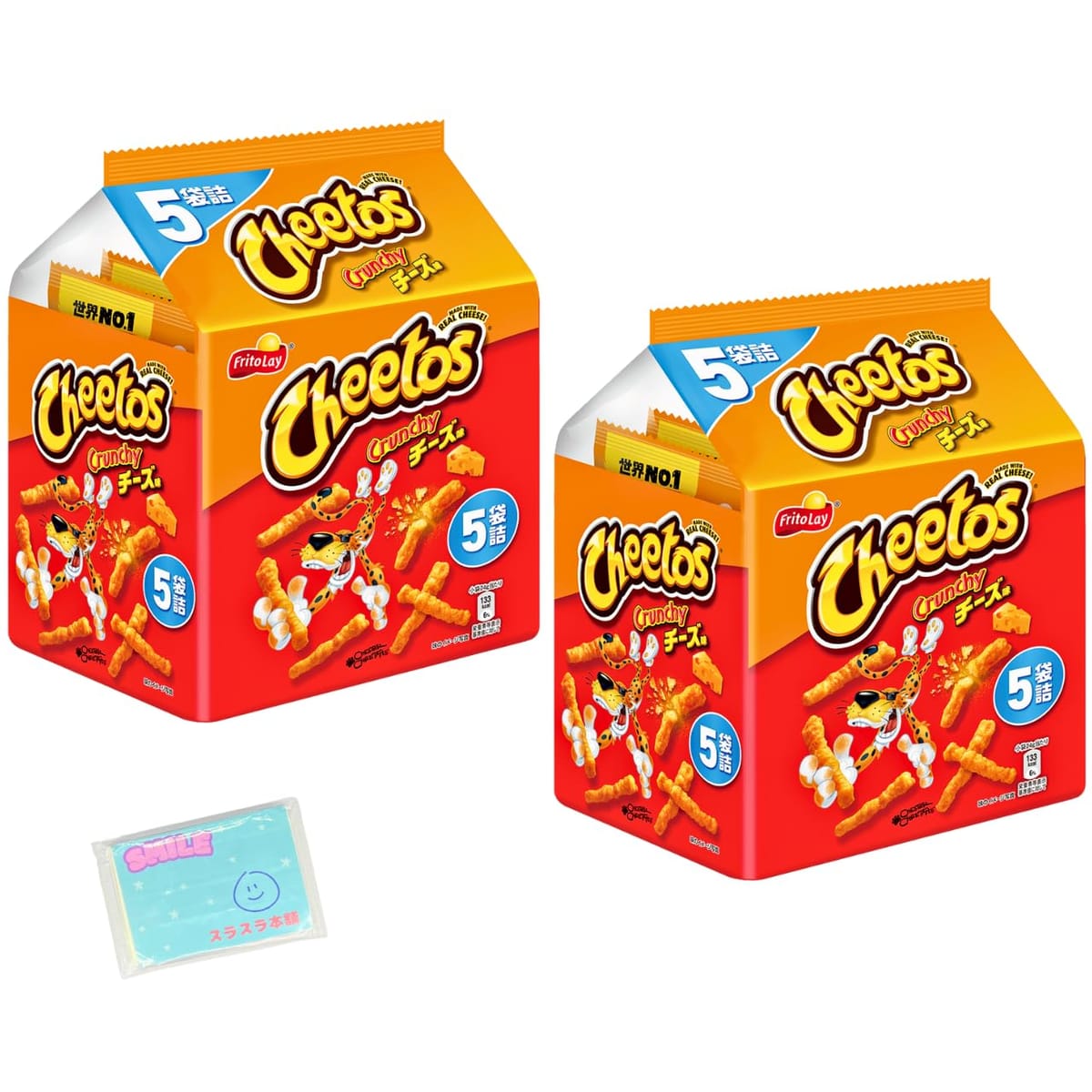 Monolog Style ジャパンフリトレー チートス チーズ味 5袋詰 ×2袋セット ★スラスラ本舗オリジナルポケットティッシュ付き★
