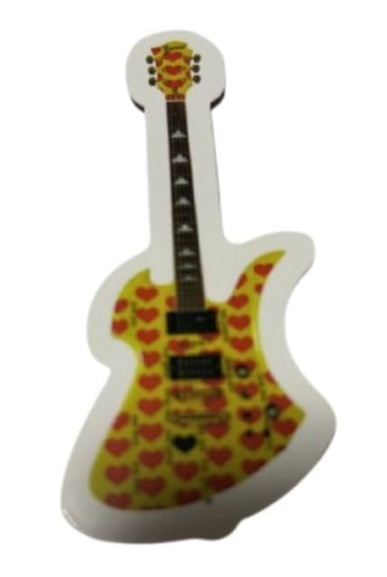 乐天商城 - hide ヒデ X JAPAN くじ 2026 複数購入特典 カード ダイカットギターカード イエローハート 1