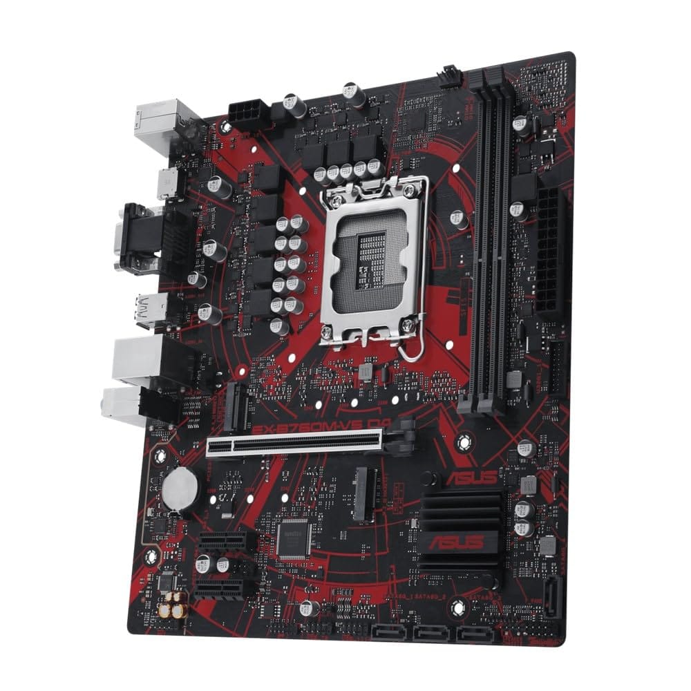 ASUS INTEL 第12.13世代 CPU LGA1700 対応 B760M 搭載 Micro ATX ゲーミングマザーボード EX-B760M-V5 D4-CSM 国内正規代理店品