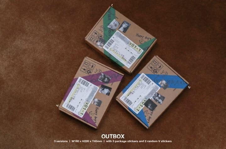 HYBE V (BTS) - Layover 韓国盤 (BLUE)