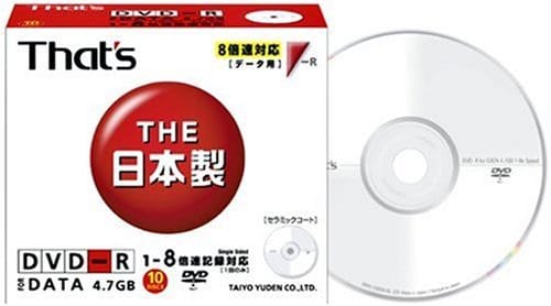 Ͷ That's DVD-Rǡ 8® 10祹ॱ 졼٥ DR-47WTY10SA