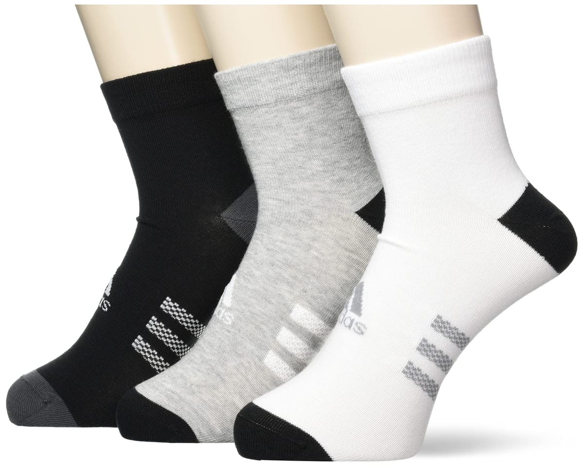 [アディダス] ソックス キッズ アンクルソックス 3足組