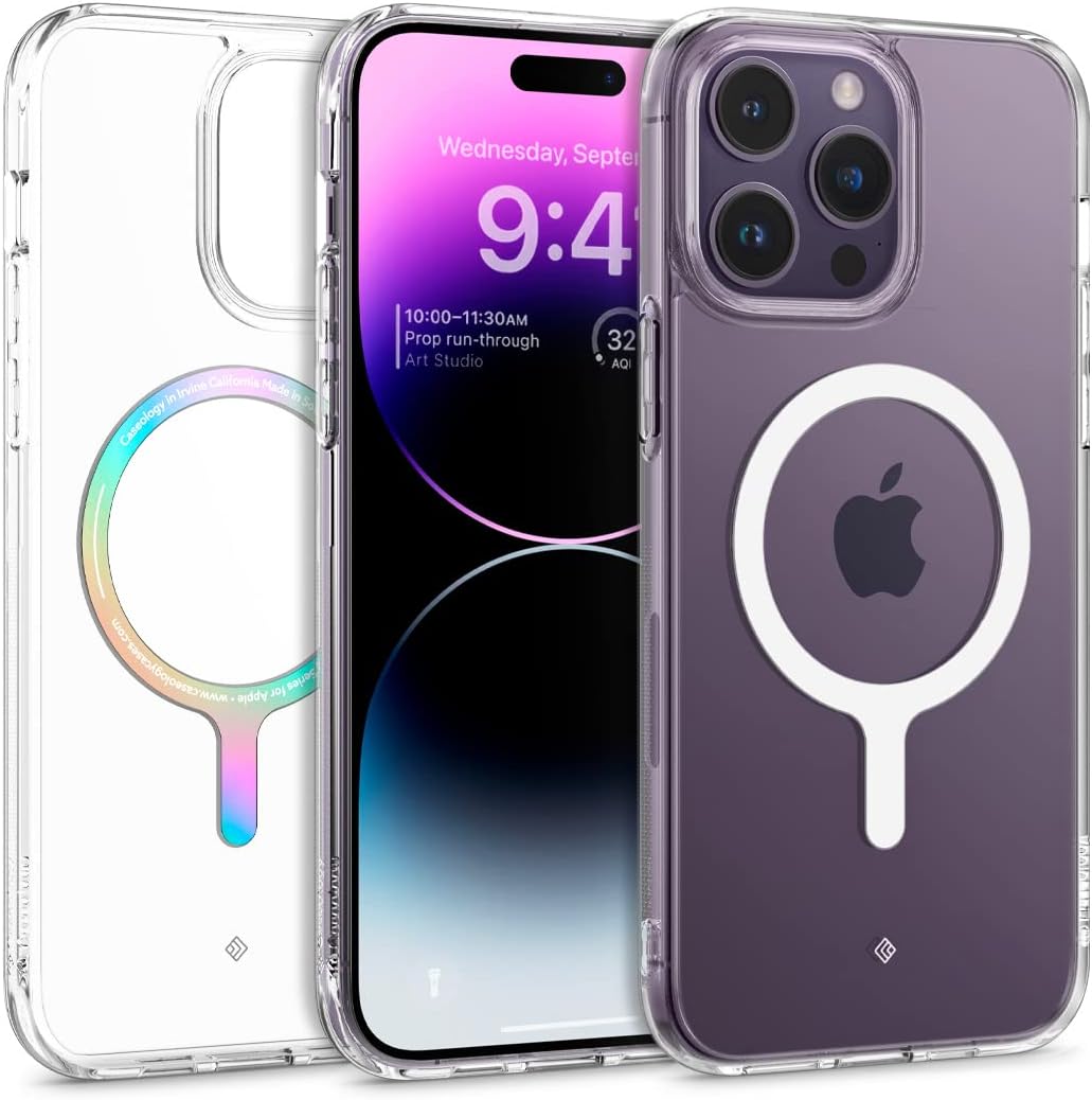 Caseology Capella Magクリアケース マグネット内蔵 Magsafe用に設計 iPhone 14 Pro Max Case 5G (2022) 対応 - バリエーションペアレント