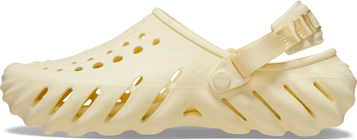 Crocs Unisex Echo Clogs, Buttercream, Numeric_7 US Men