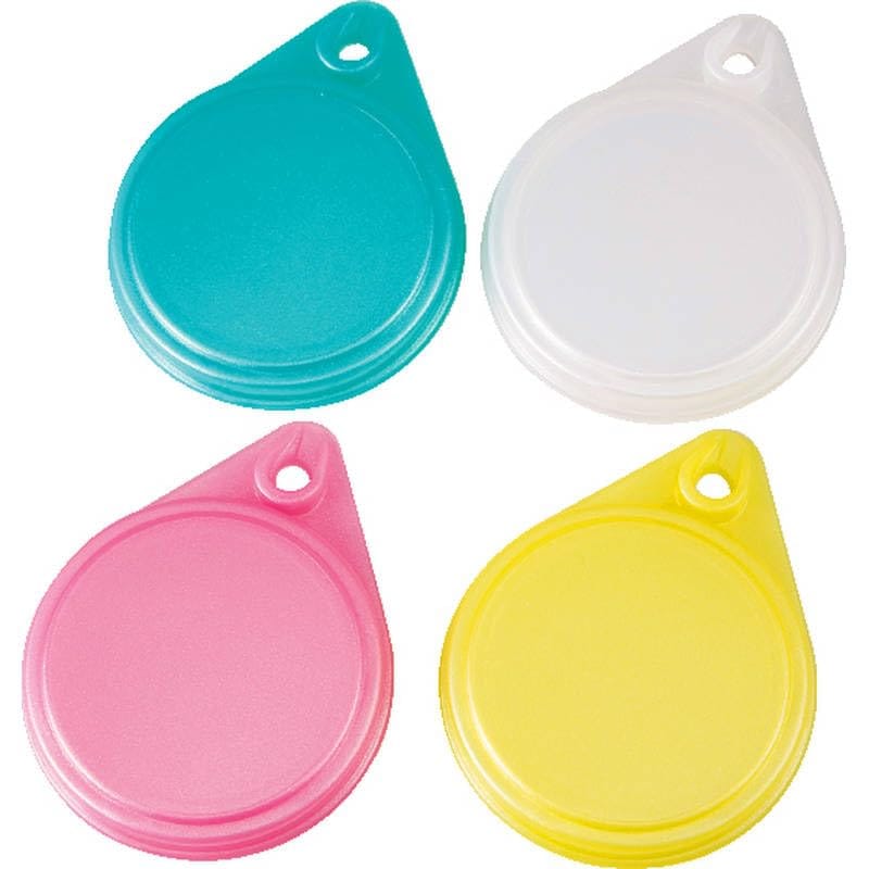 缶キャップ NEWエコ缶くんキャップ 炭酸 密閉容器 4色セット ふた 蓋 フタ 缶あけ 缶開ける道具