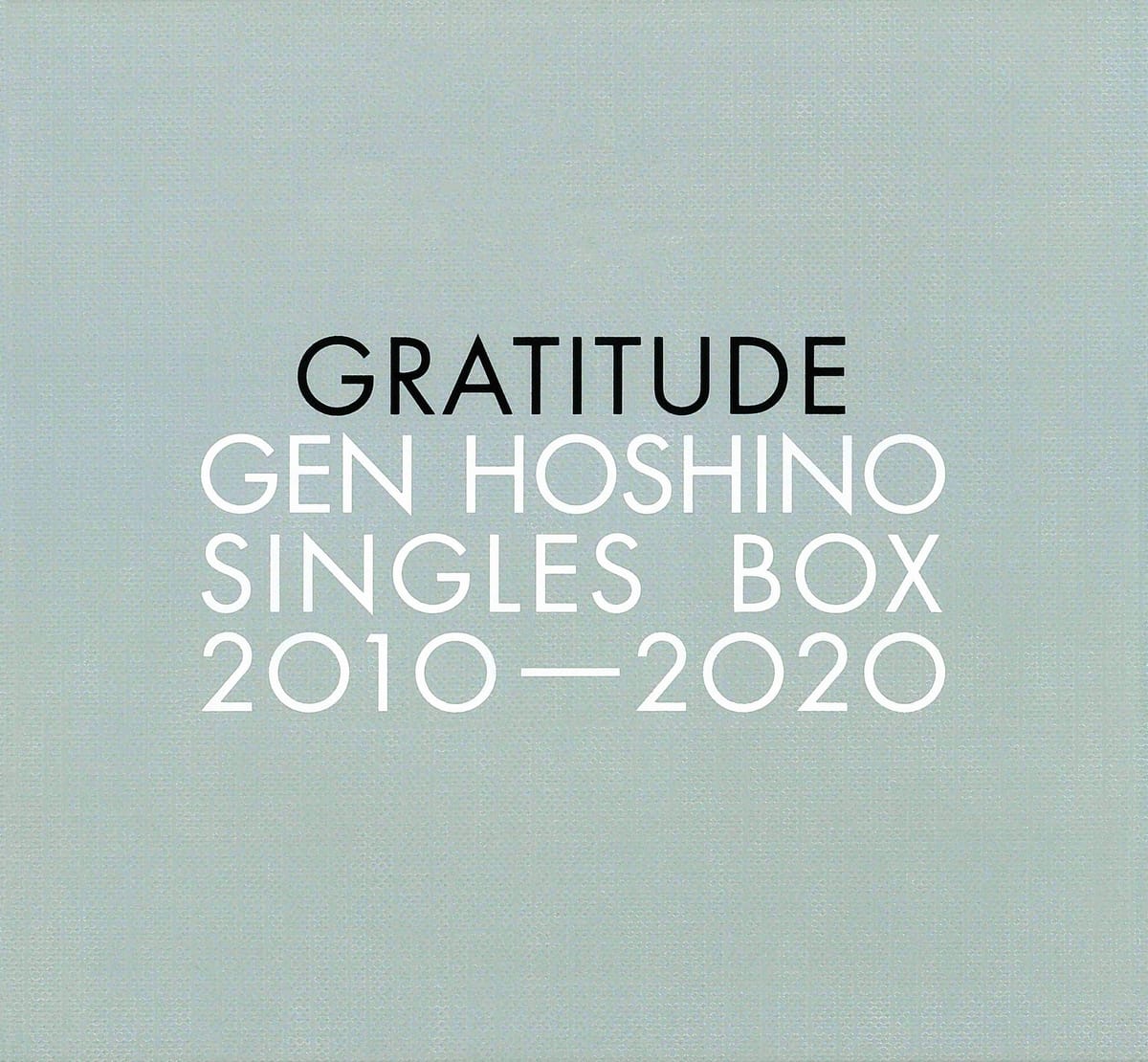 Gen Hoshino Singles Box “GRATITUDE" [11CD(12)+10DVD+特典CD+特典DVD]