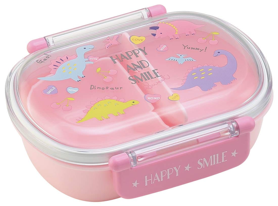 乐天商城 - スケーター(Skater) 子供用 抗菌 お弁当箱 ふわっと盛れる 360ml ハッピー&スマイル 女の子 日本製 QAF2BAAG-A