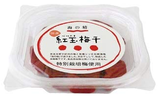 海の精 特別栽培 紅玉梅干(カップ) オーサワジャパン 120g×10個