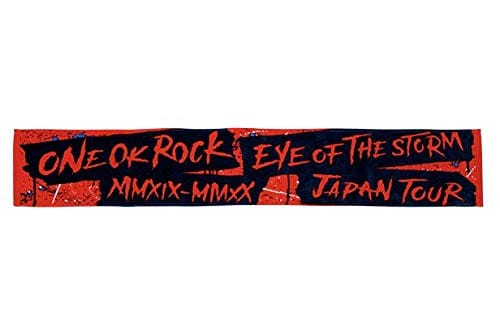 ONE OK ROCK（ワンオクロック）2019－2020“Eye of the Storm”JAPAN ツアー公式グッズ マフラータオル/RED