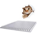 TIGHUG 愛猫 いたずら防止 猫よけ とげとげシート 透明 42×34cm 10枚セット