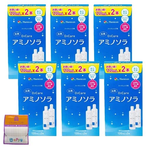 美的生活ヘルシーライフ本店の【120ml×12本】メニコン 02ケア アミノソラ 6箱セット (HCL)SPスポイト付|詳細画像