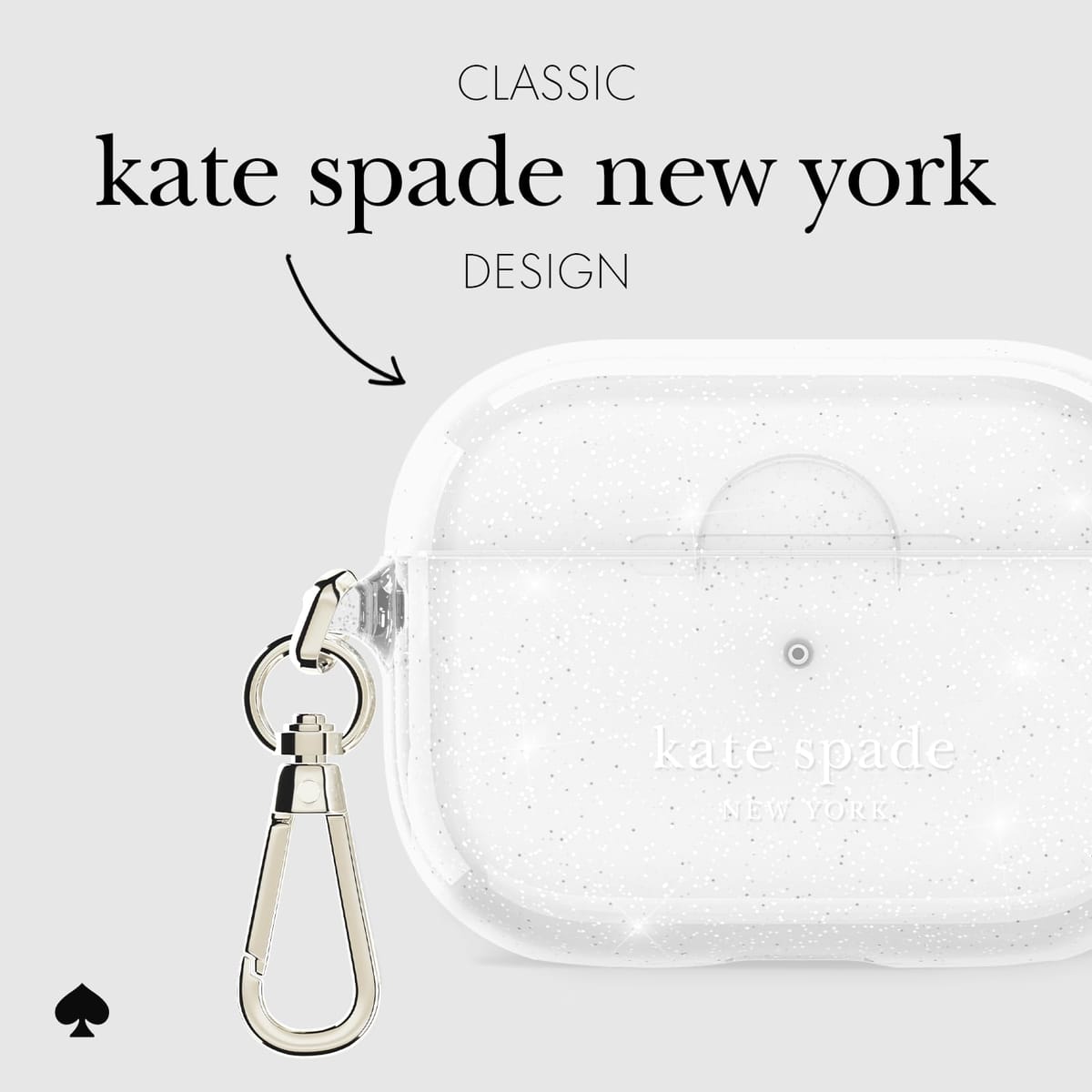�����ȡ����ڡ��� �˥塼�衼�� AirPods Pro �ݸ���� ���������������դ� - That Sparkle Silver AirPods Pro ��2����/��1������б�