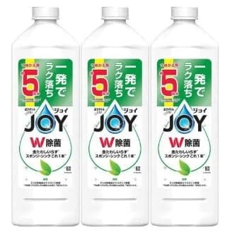 【3個セット】P&G ジョイ W除菌 食器用洗剤 緑茶 詰め替え 670ml × 3個
