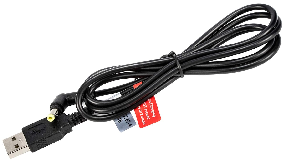 Socket 7/600/800シリーズ用のUSB-A雄-DCプラグ充電ケーブル（1.5m)