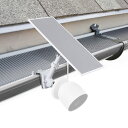 Wasserstein 雨樋マウント Google Nest Cam (バッテリー) & ソーラーパネル (カメラ&ソーラーパネルは含まれません)
