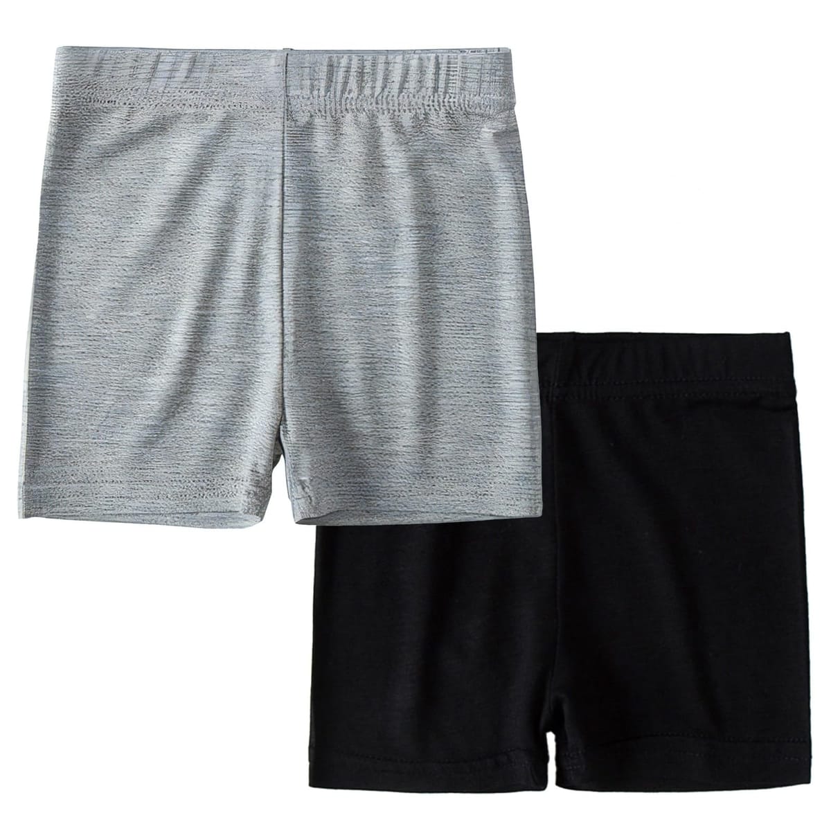 [CocoFill] 【2枚入】 オーバーパンツ 黒パン 1分丈 伸縮性 ストレッチ 通学 スパッツ レディース キッズ(4)