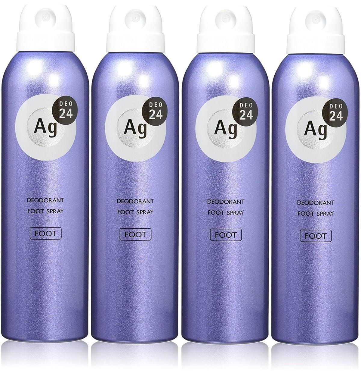 【まとめ買い】エージーデオ24 フットスプレー 無香料 142g (医薬部外品)×4個