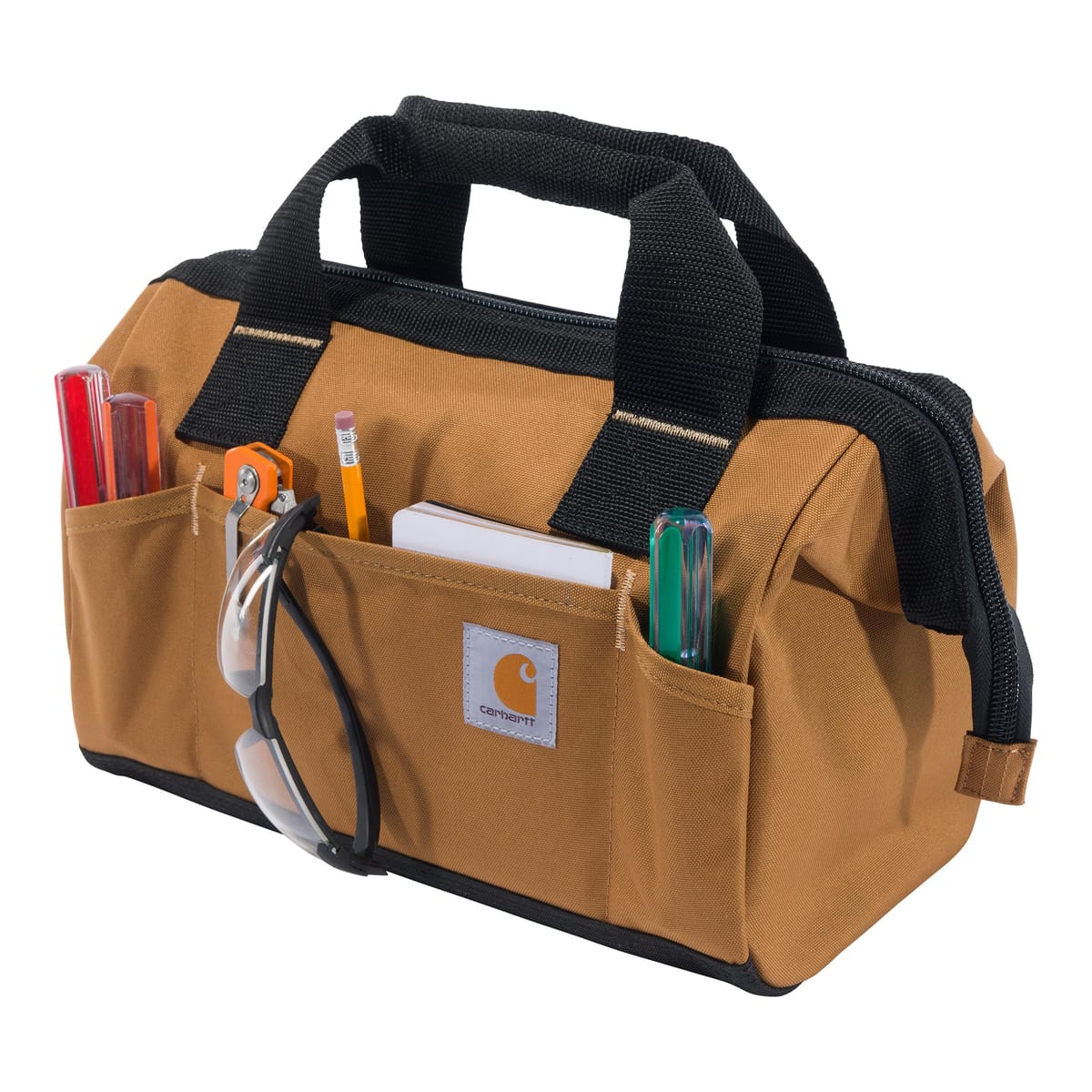 CARHARTT カーハート ハンドバッグ ツールバッグ カバン ミディアムサイズ ボックスピス (160101) O/S CARHARTT-BROWN