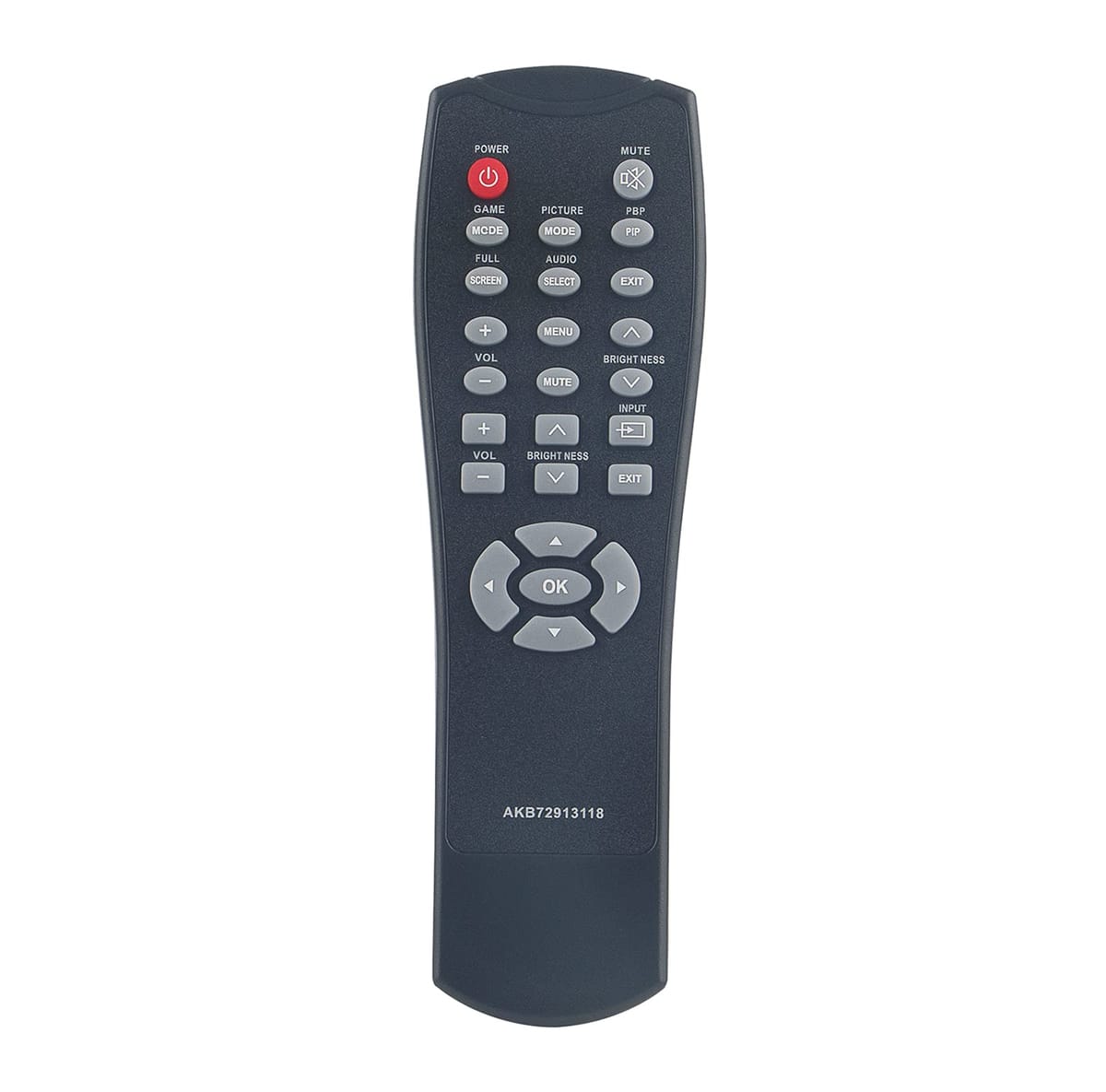 リモコンモデル:AKB72913118AKB72913118交換用リモコンは、LG モニター 43UD79-B 27UD58-B 32UD59-B 32UD60-B 32UD99-W 43MU79-B 43MU79 43UD79T 43UD79 43BN70と互換性があります。 U 43UN7 00 43BN70UP 43UN700T 43UN700P赤外線交換用リモコンです。AKB72913118。リモコンはプログラミングを必要としません。 AKB72913118は、LG モニター 43UD79-B 27UD58-B 32UD59-B 32UD60-B 32UD99-W 43MU79-B 43MU79 43UD79T 43UD79 43BN70U 43UN70U 00 433 BN70UP 43UN700T 43UN700P。