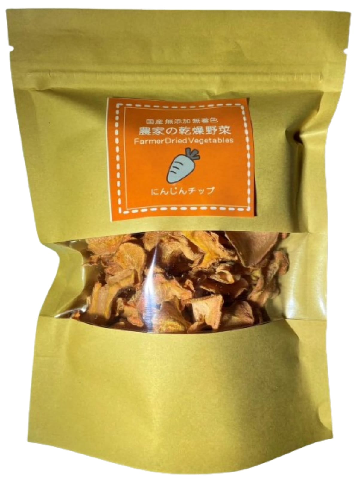 【Amazon.co.jp限定】農家が作った 小動物のおやつ にんじんチップ 50g 国産 うさぎ ハムスター 紀州からの贈り物 ドライベジ